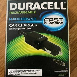 DURACELL Rechargeable Fast Charging Car Charger